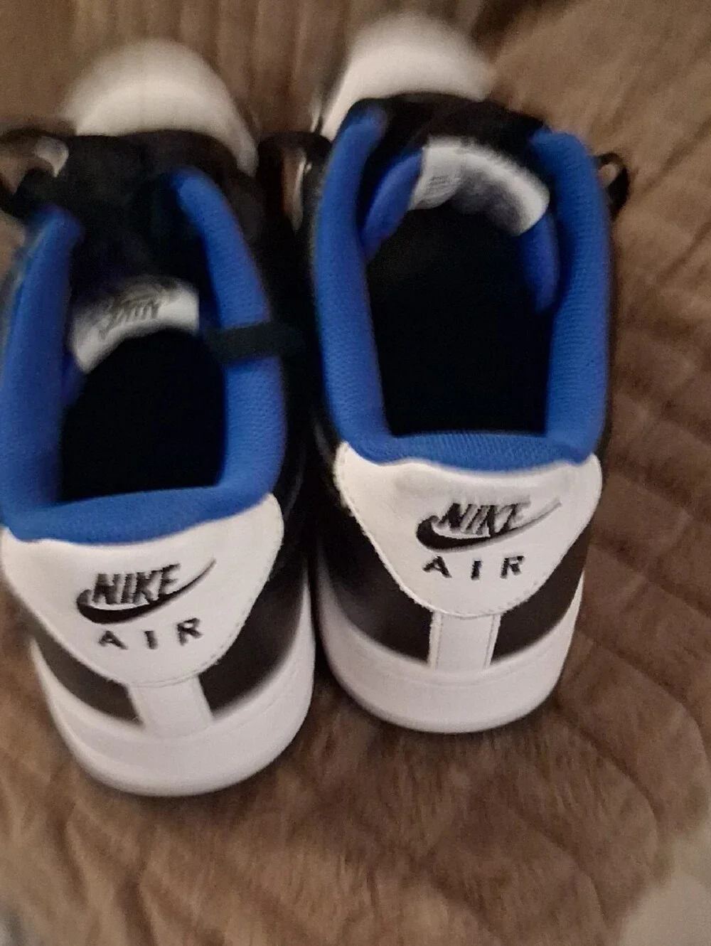 Nike Low Top Sneakers - White/Black/Royal Blue